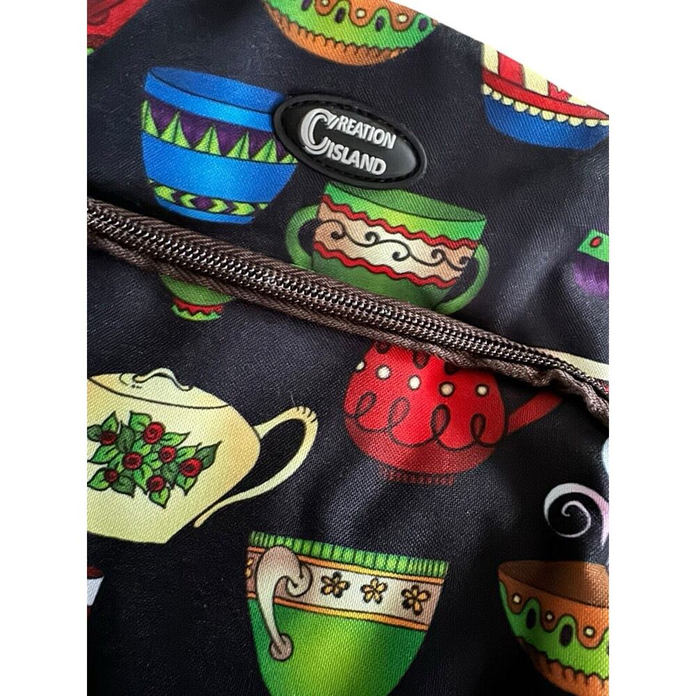 Creation Island Day Pack Mini Backpack Tea Coffee NWT Travel Vacation Essential - Picture 5 of 8